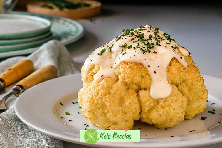 Coliflor Asada con Parmesano en Thermomix